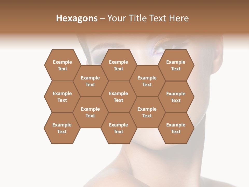 Glamour Face Makeup PowerPoint Template