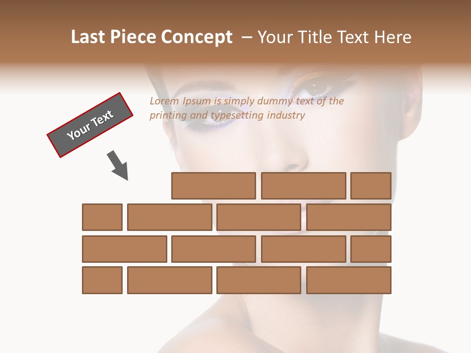 Glamour Face Makeup PowerPoint Template