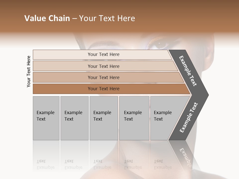 Glamour Face Makeup PowerPoint Template