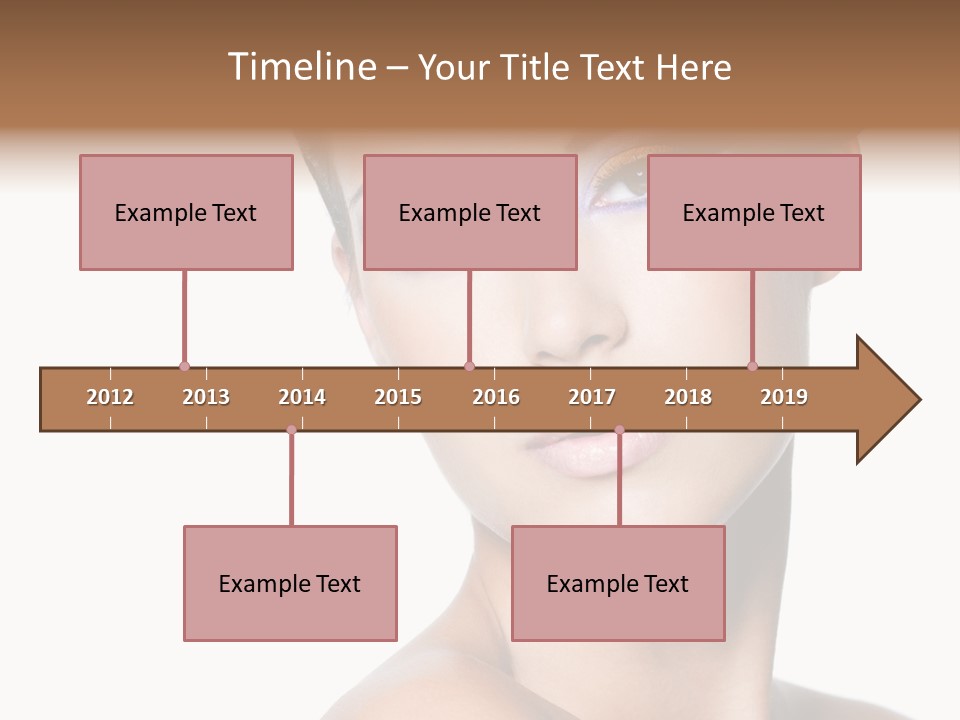 Glamour Face Makeup PowerPoint Template
