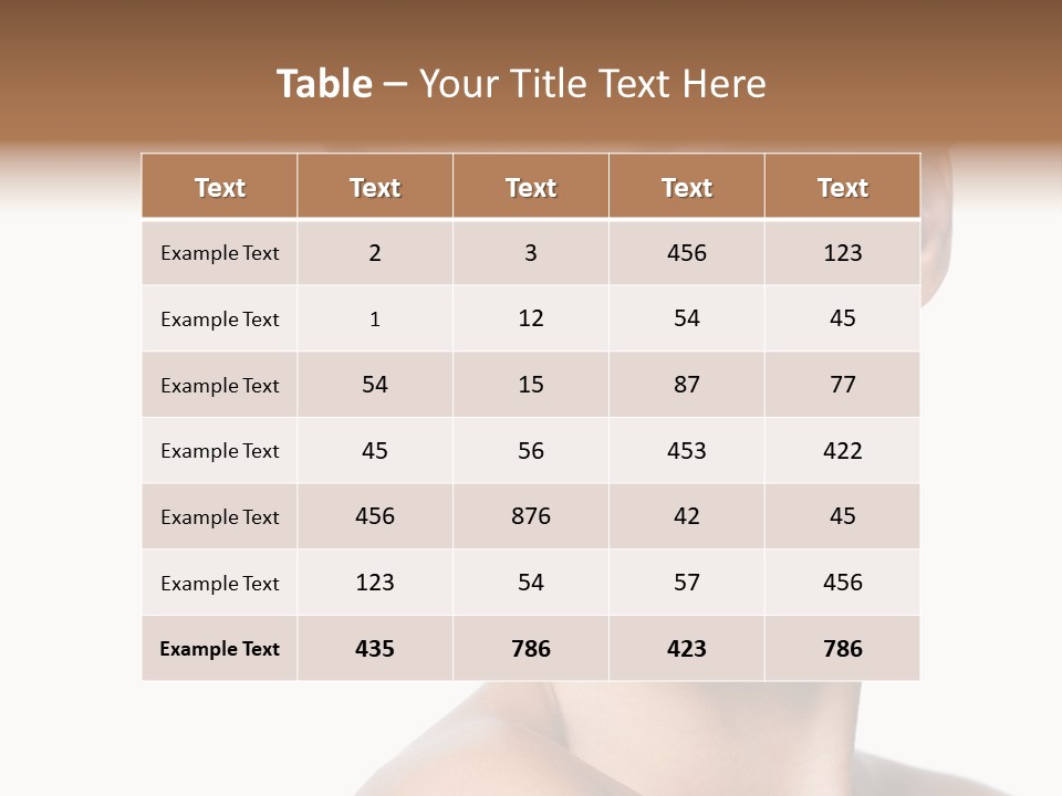 Glamour Face Makeup PowerPoint Template