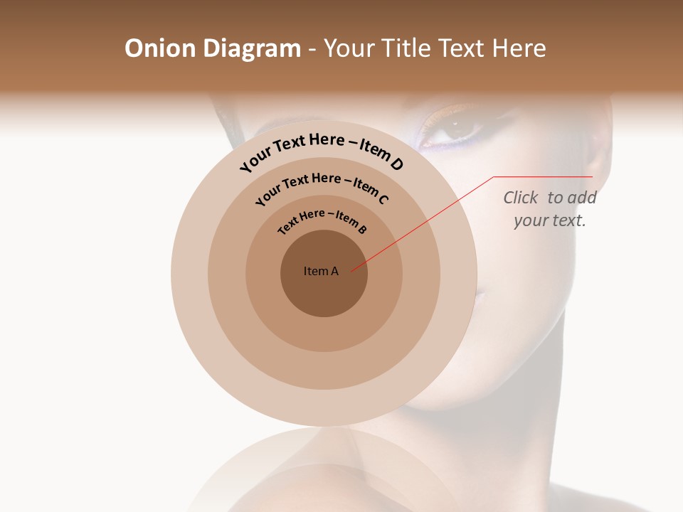 Glamour Face Makeup PowerPoint Template