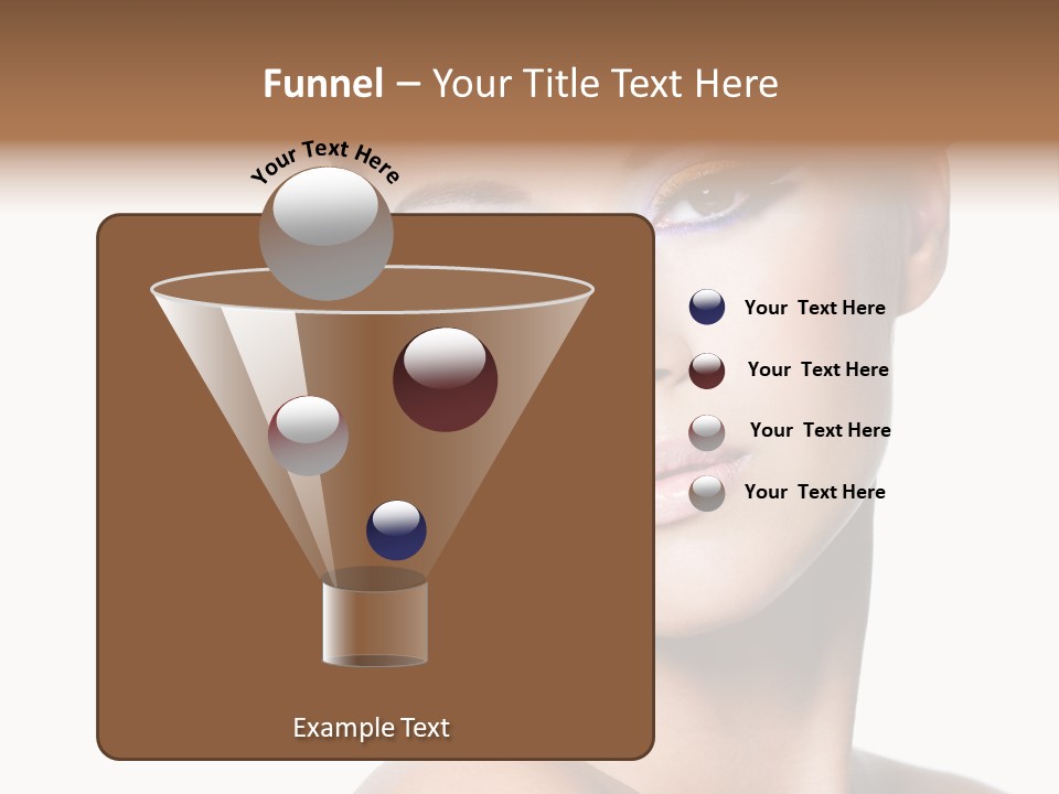 Glamour Face Makeup PowerPoint Template