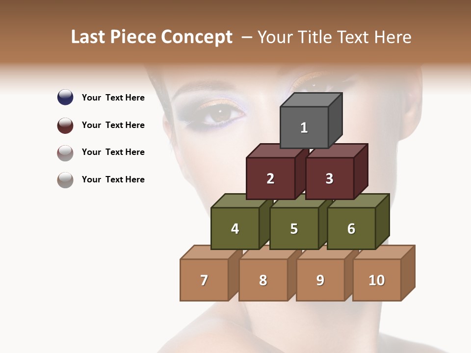 Glamour Face Makeup PowerPoint Template