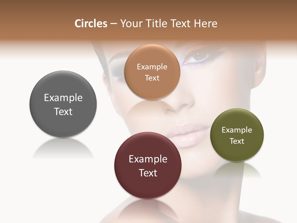 Glamour Face Makeup PowerPoint Template