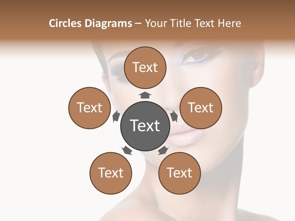 Glamour Face Makeup PowerPoint Template