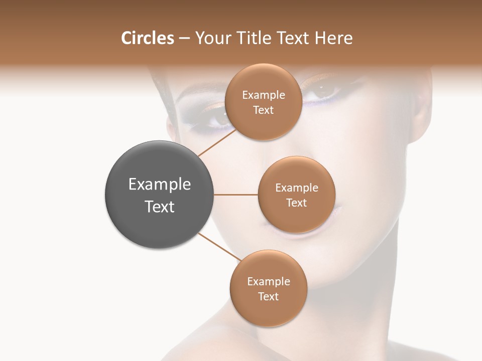 Glamour Face Makeup PowerPoint Template