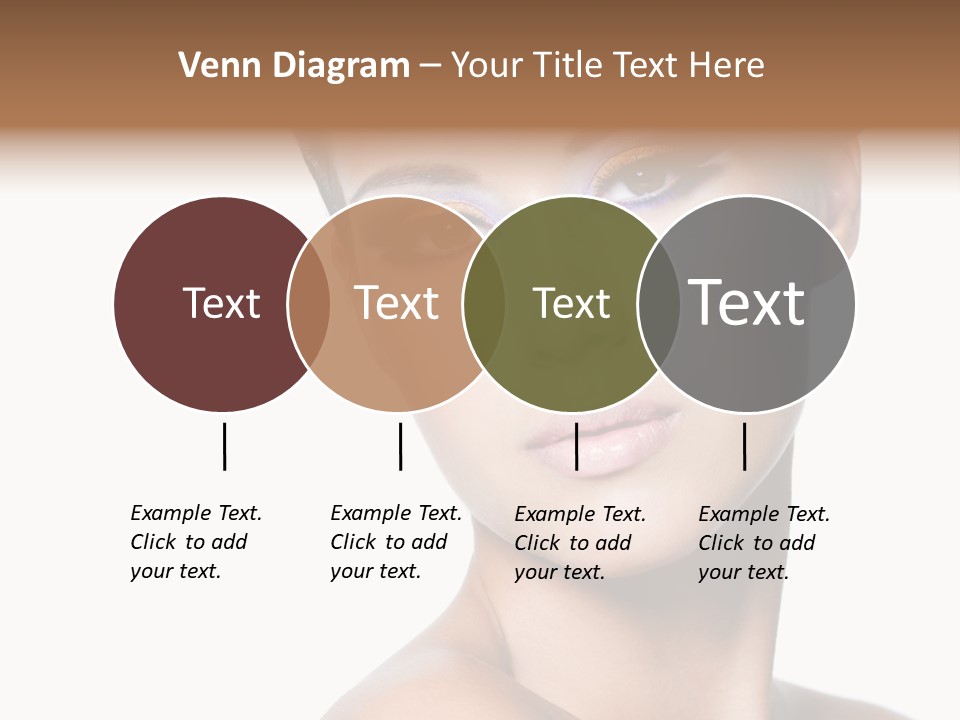 Glamour Face Makeup PowerPoint Template