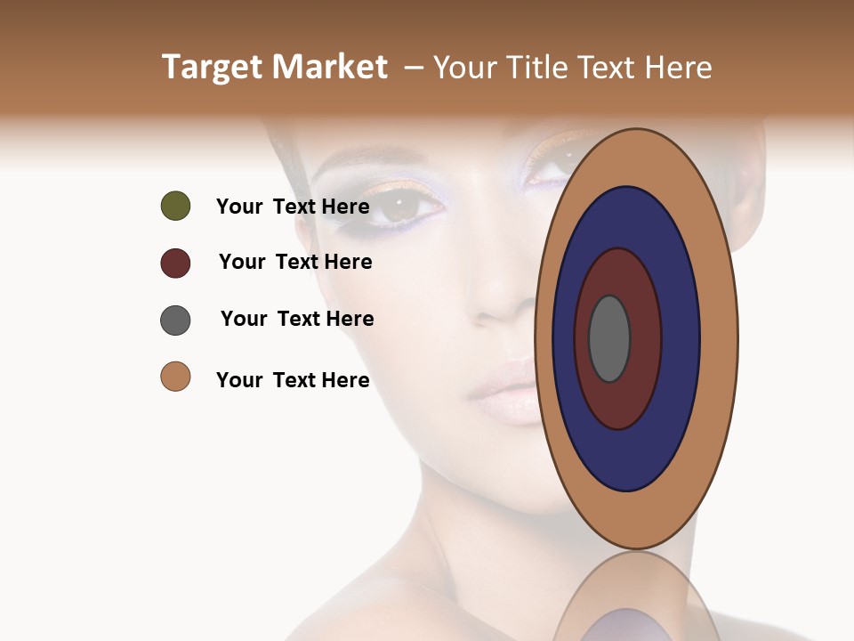 Glamour Face Makeup PowerPoint Template