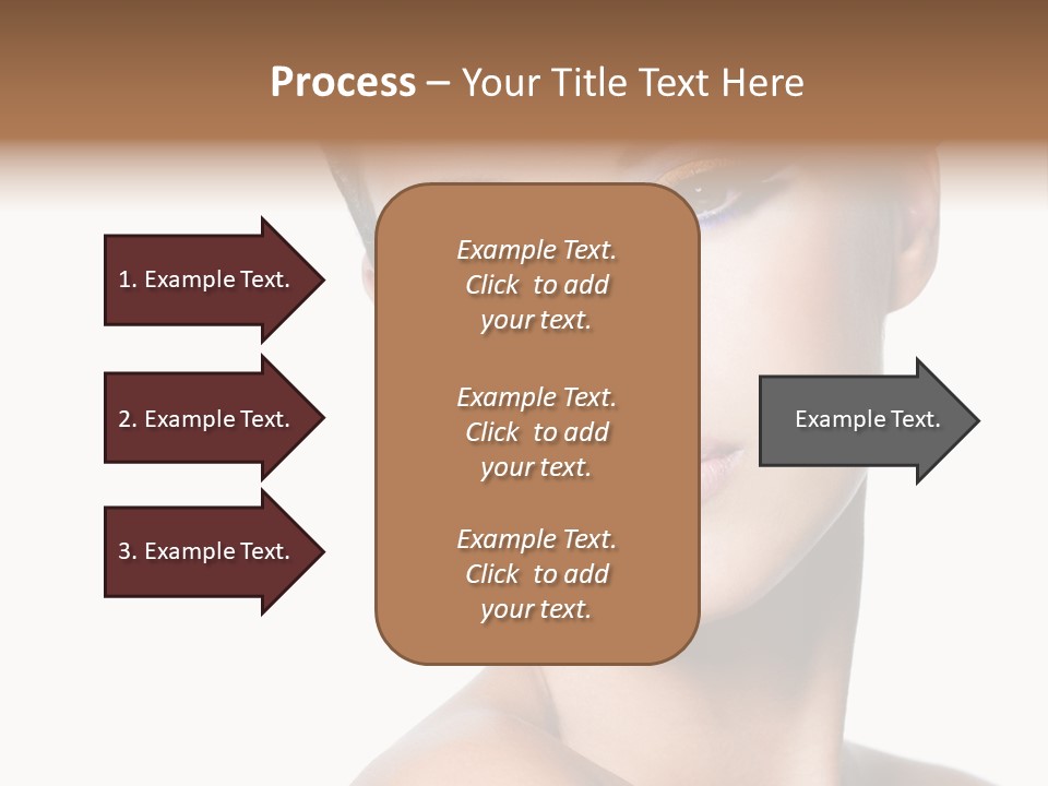 Glamour Face Makeup PowerPoint Template