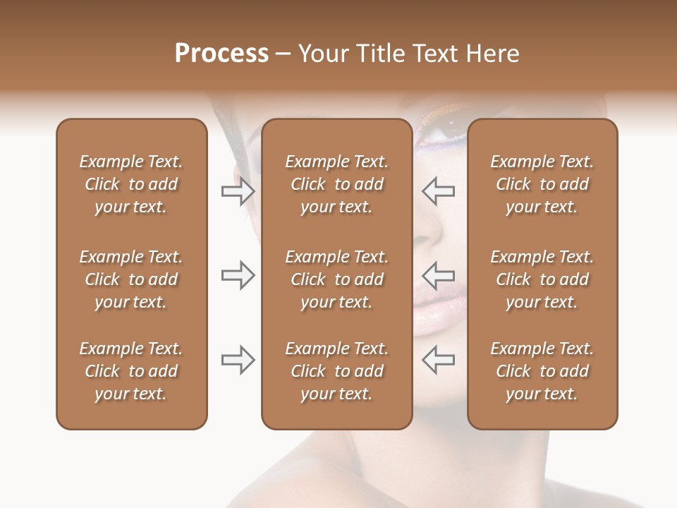 Glamour Face Makeup PowerPoint Template