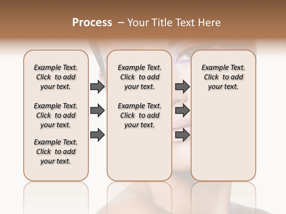 Glamour Face Makeup PowerPoint Template