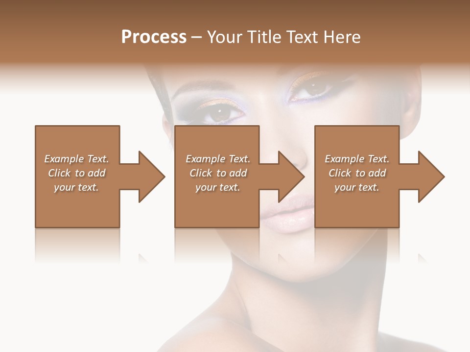 Glamour Face Makeup PowerPoint Template