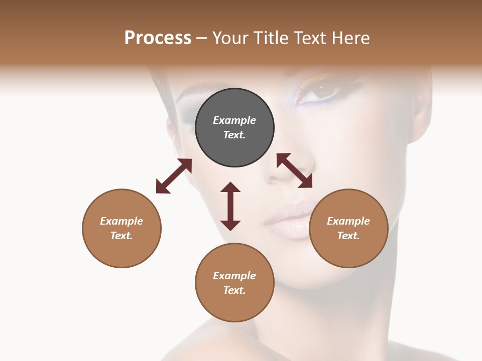 Glamour Face Makeup PowerPoint Template