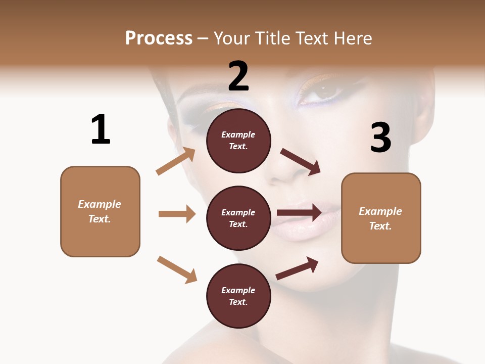 Glamour Face Makeup PowerPoint Template