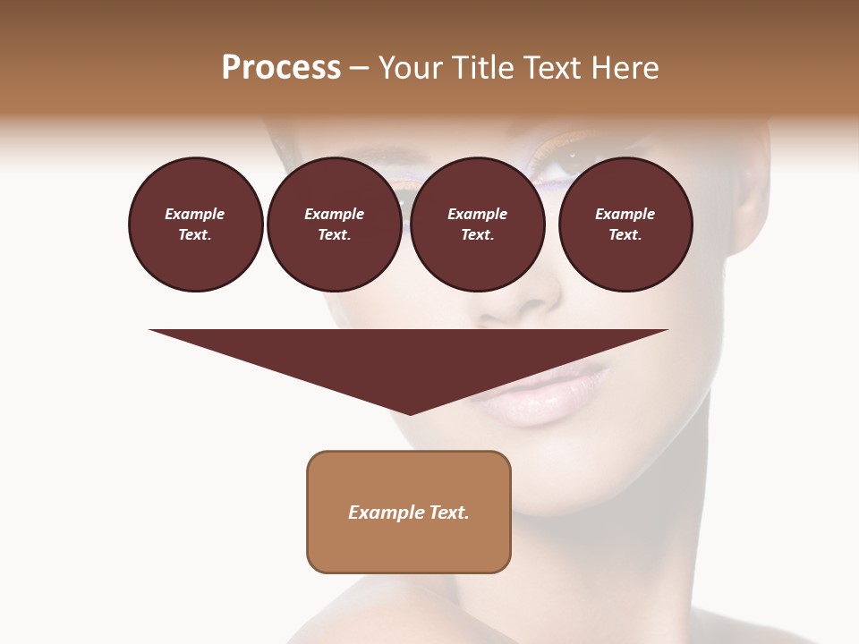 Glamour Face Makeup PowerPoint Template