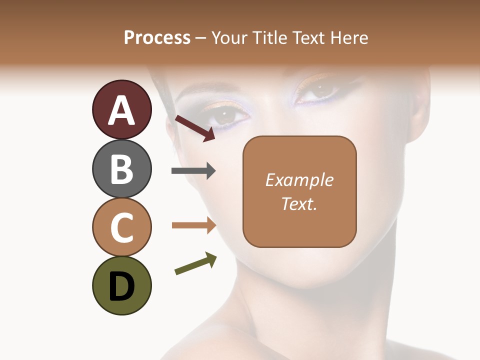 Glamour Face Makeup PowerPoint Template