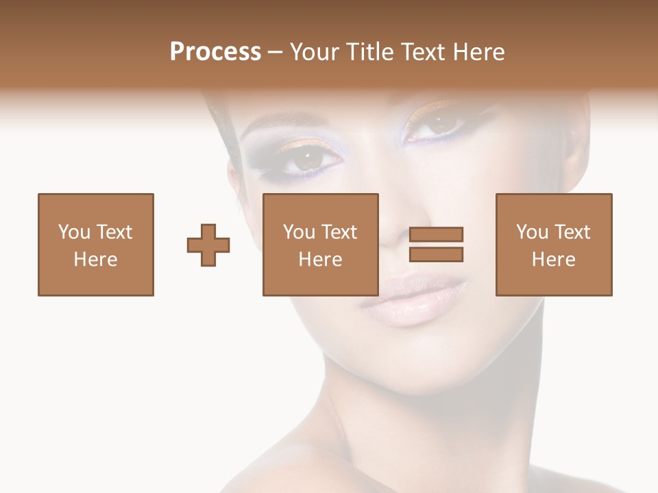 Glamour Face Makeup PowerPoint Template