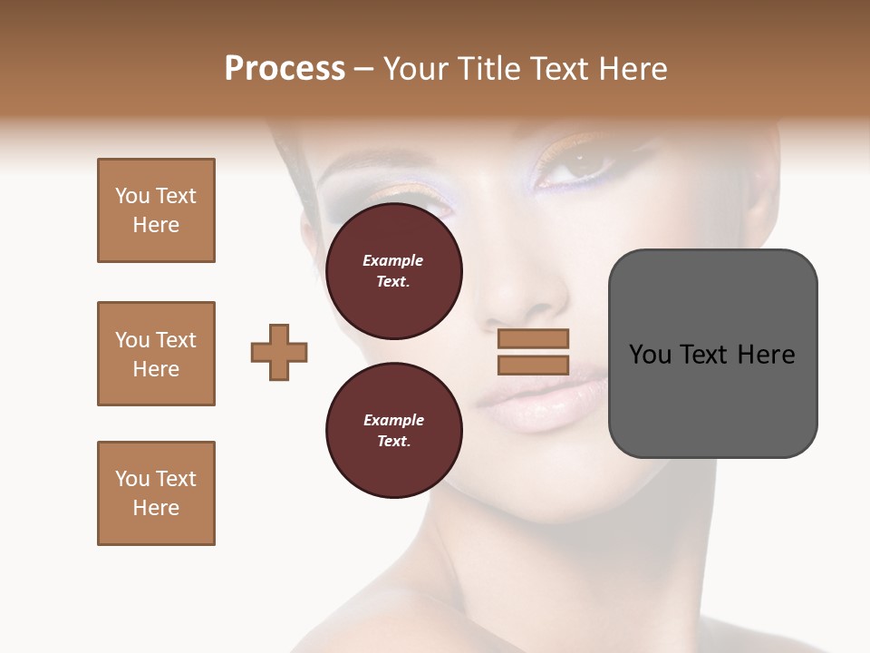 Glamour Face Makeup PowerPoint Template