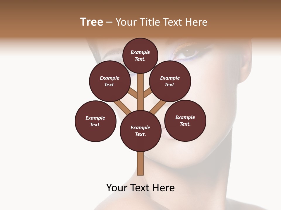 Glamour Face Makeup PowerPoint Template