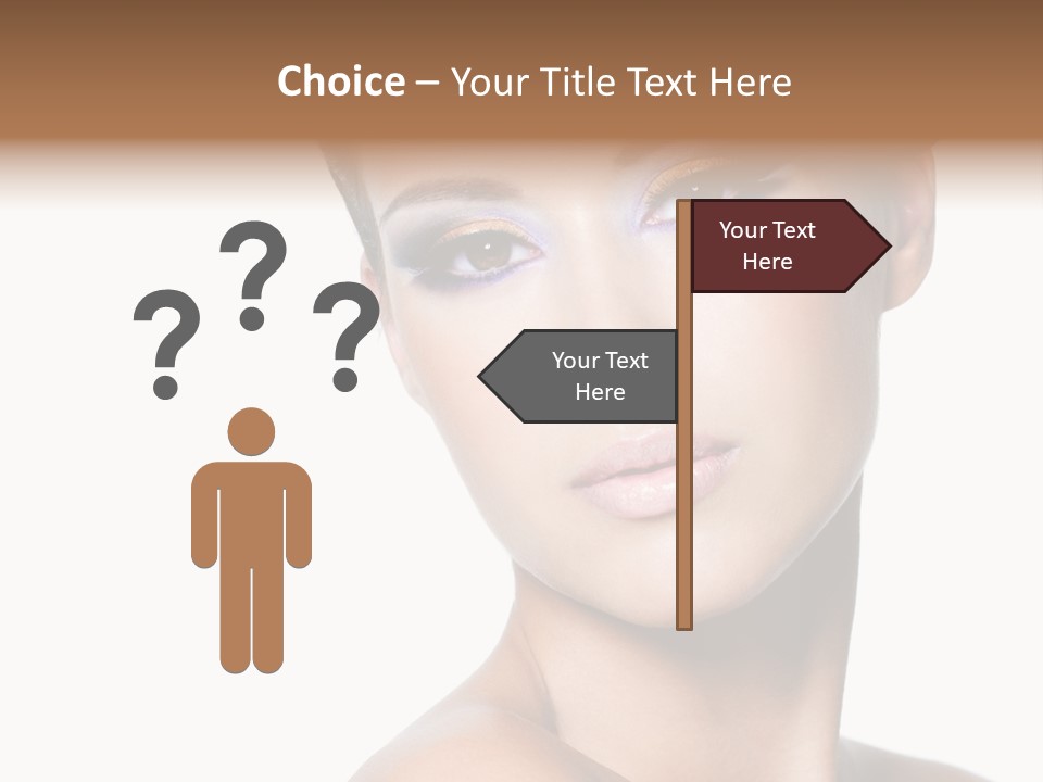 Glamour Face Makeup PowerPoint Template