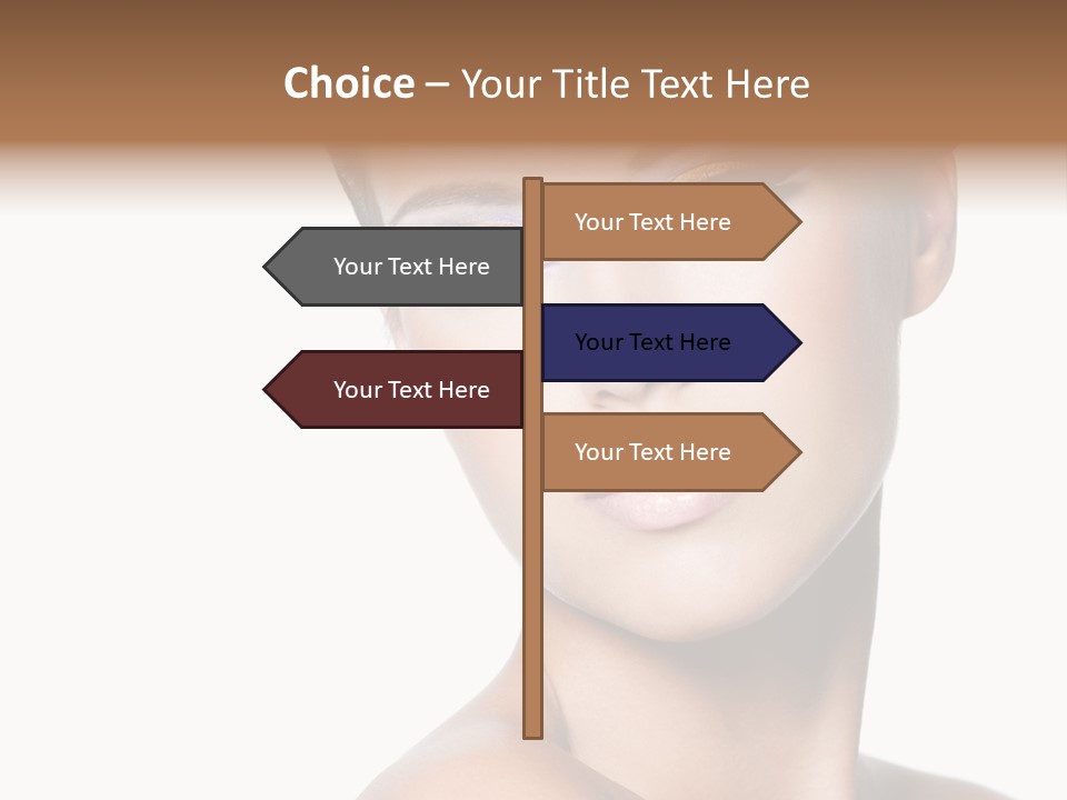 Glamour Face Makeup PowerPoint Template