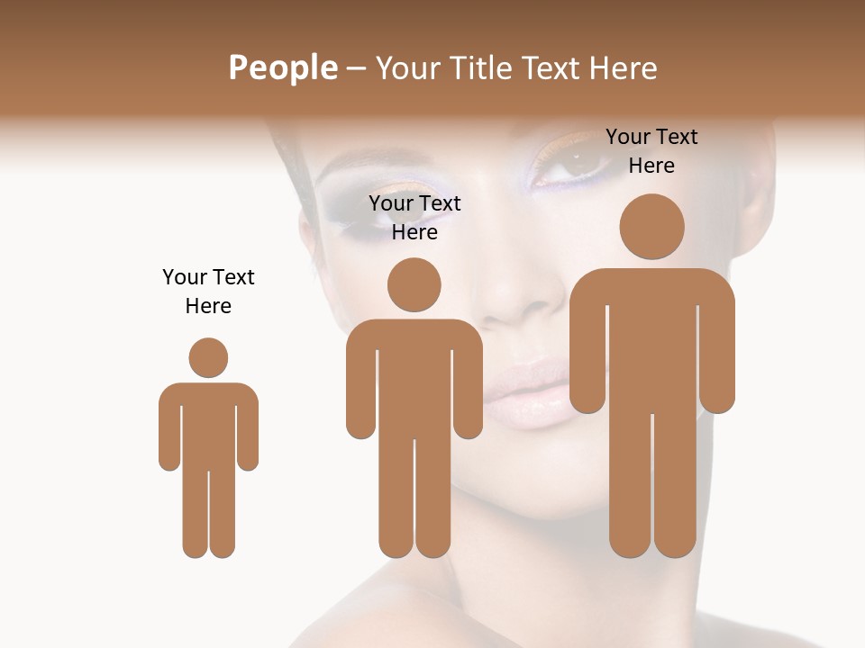 Glamour Face Makeup PowerPoint Template