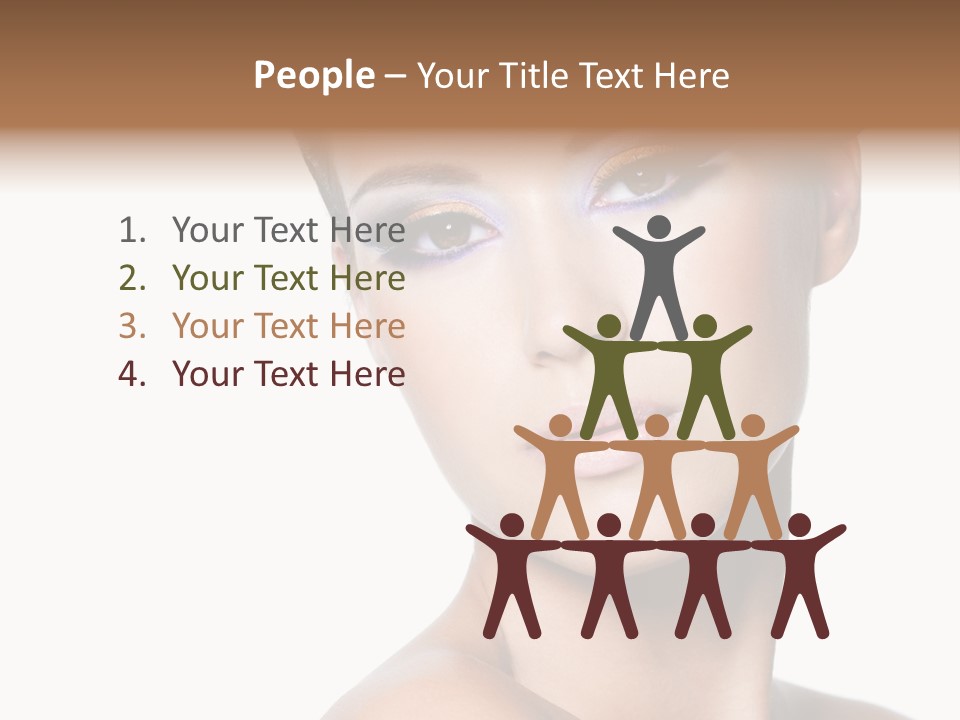 Glamour Face Makeup PowerPoint Template