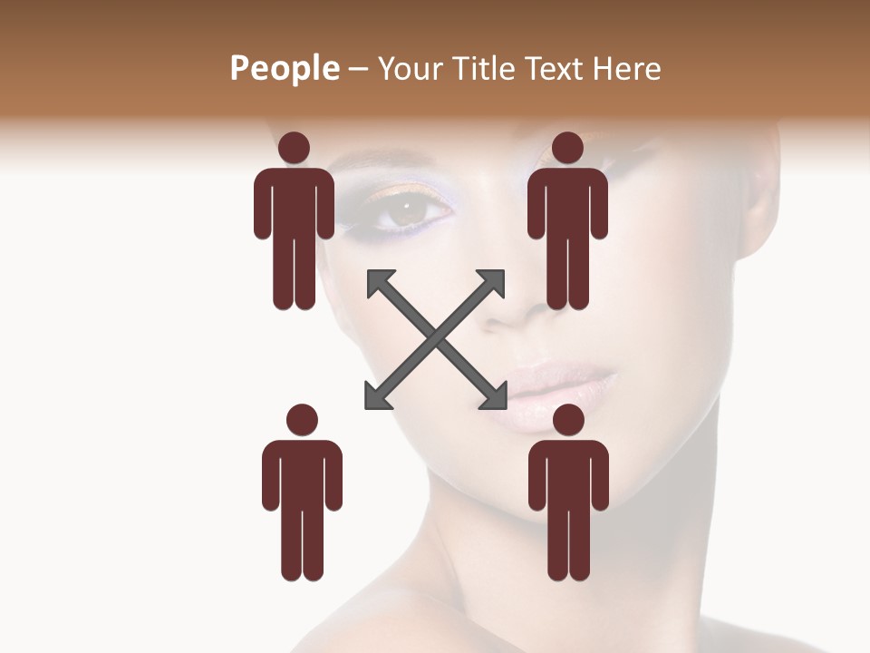 Glamour Face Makeup PowerPoint Template