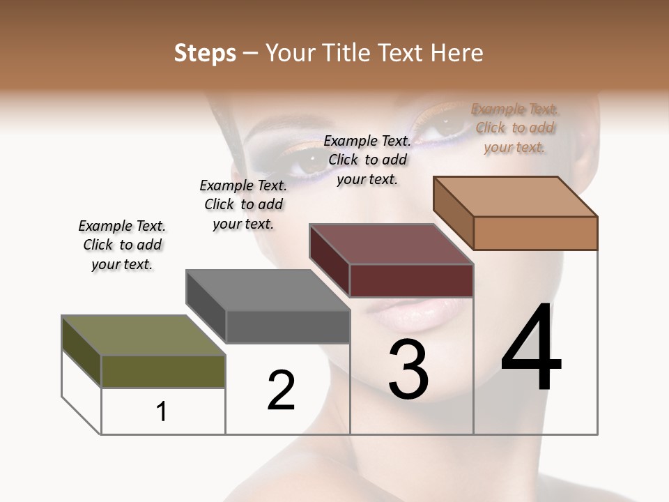 Glamour Face Makeup PowerPoint Template