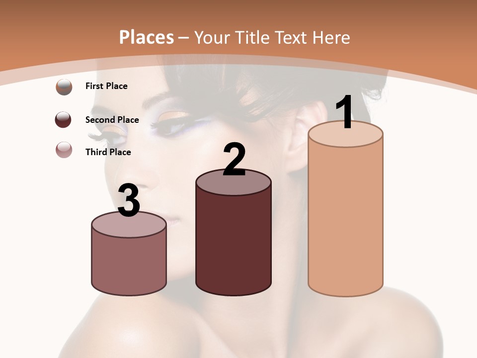 Schöne Frau PowerPoint Template