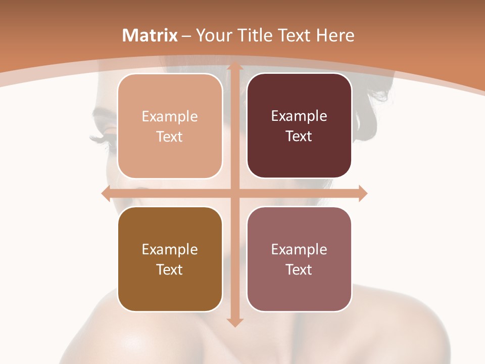 Schöne Frau PowerPoint Template