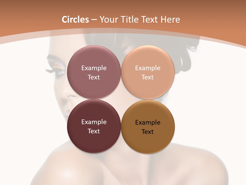 Schöne Frau PowerPoint Template