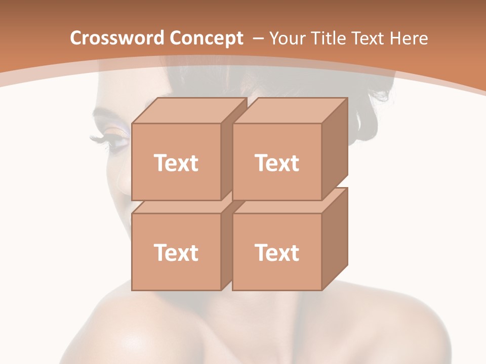 Schöne Frau PowerPoint Template