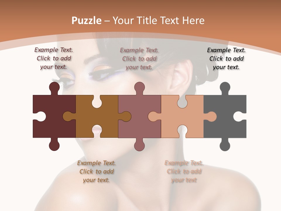 Schöne Frau PowerPoint Template