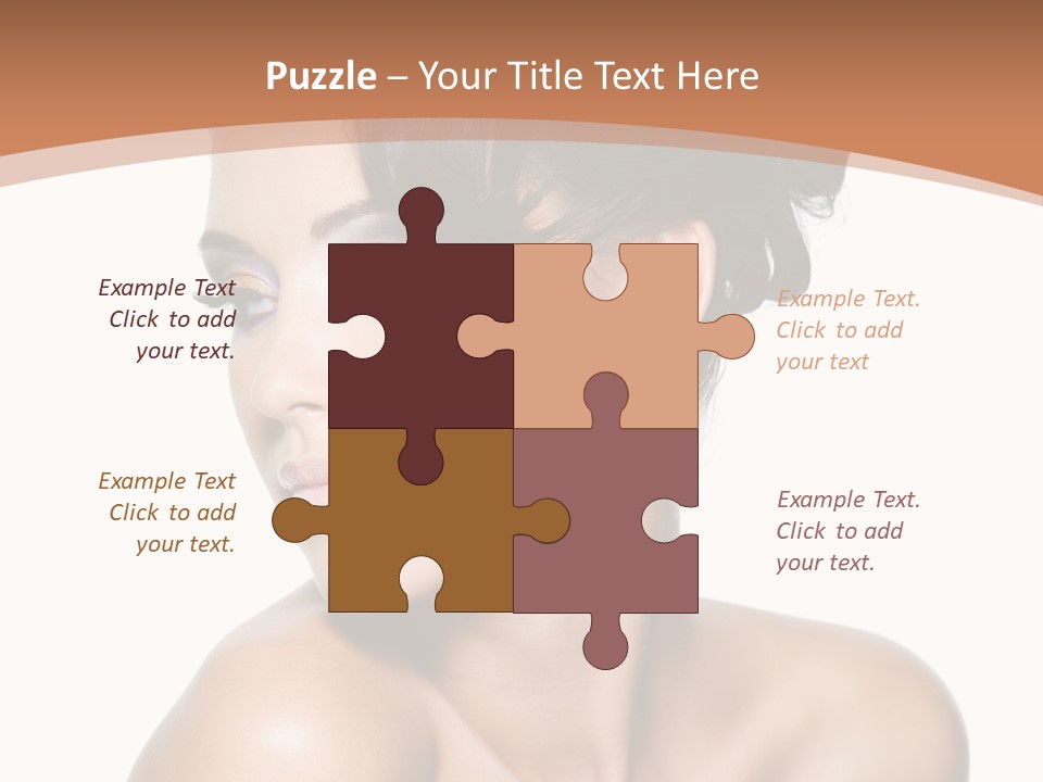 Schöne Frau PowerPoint Template