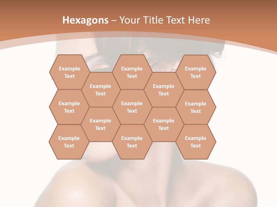 Schöne Frau PowerPoint Template