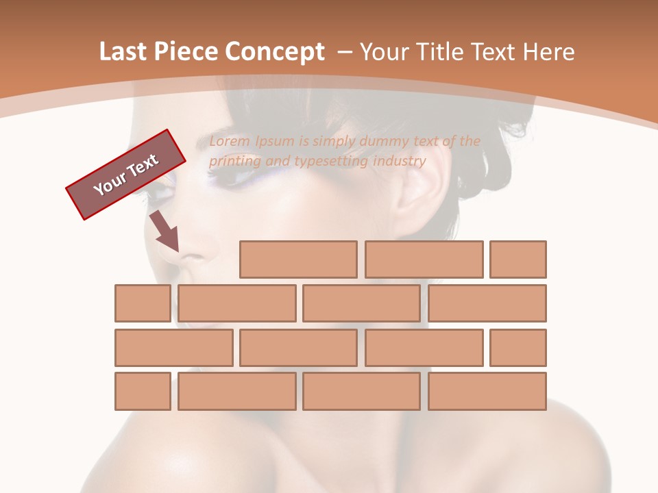 Schöne Frau PowerPoint Template