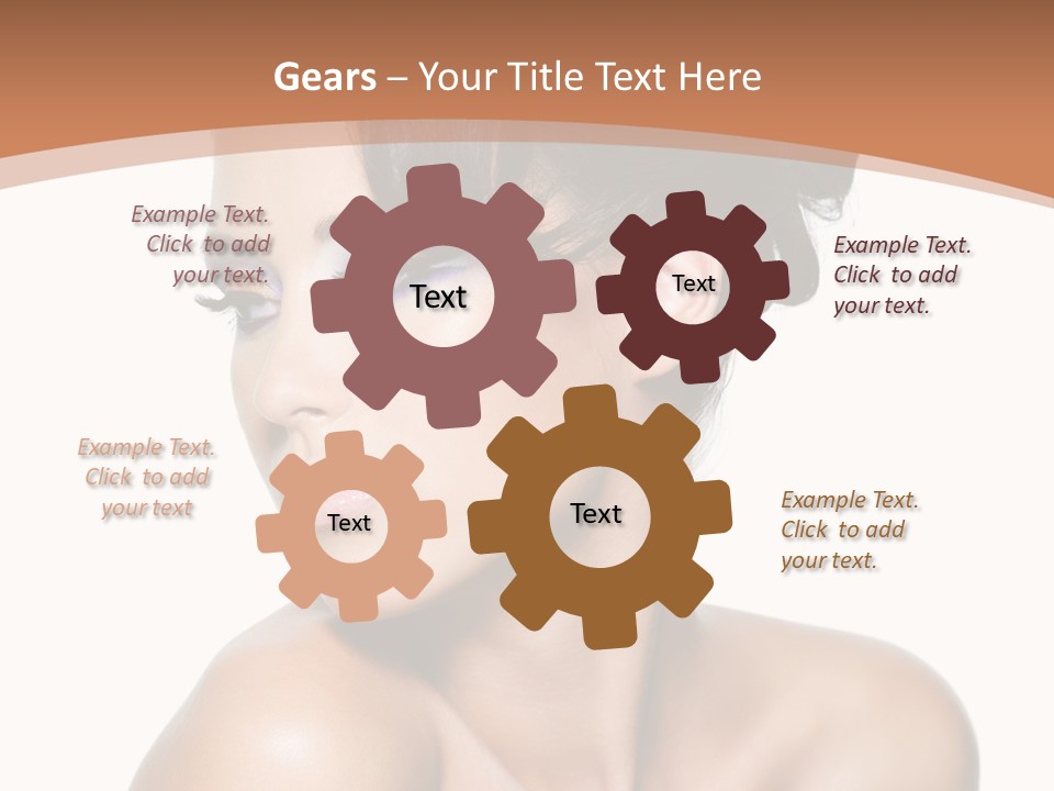 Schöne Frau PowerPoint Template