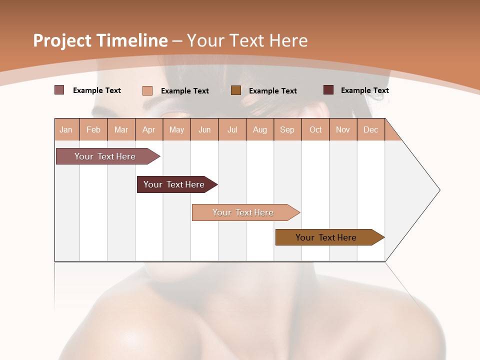 Schöne Frau PowerPoint Template