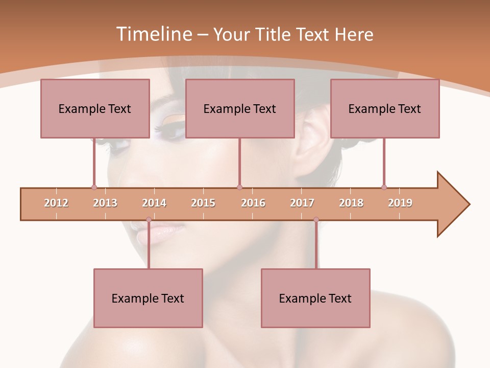 Schöne Frau PowerPoint Template