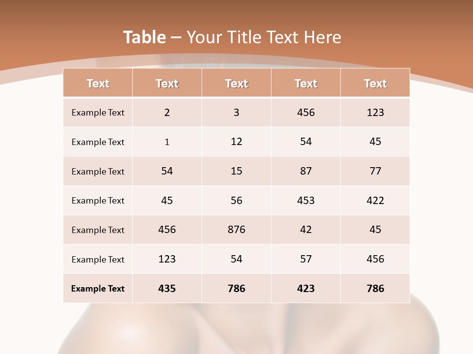 Schöne Frau PowerPoint Template