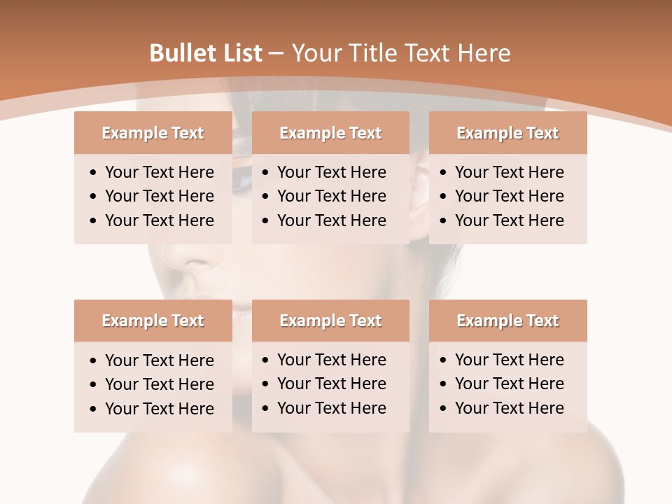 Schöne Frau PowerPoint Template