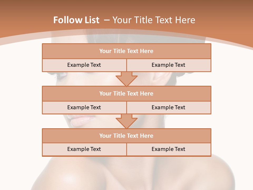 Schöne Frau PowerPoint Template