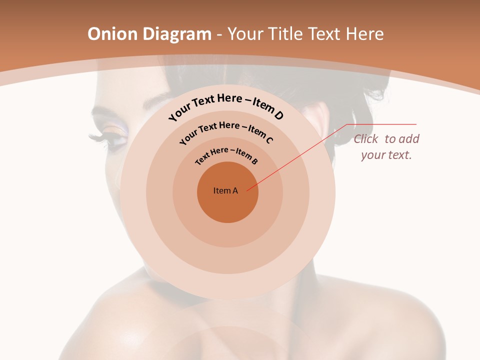 Schöne Frau PowerPoint Template