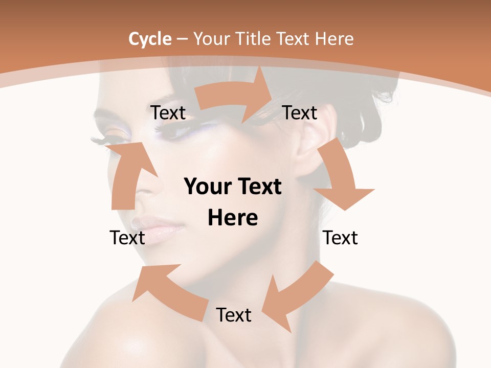 Schöne Frau PowerPoint Template