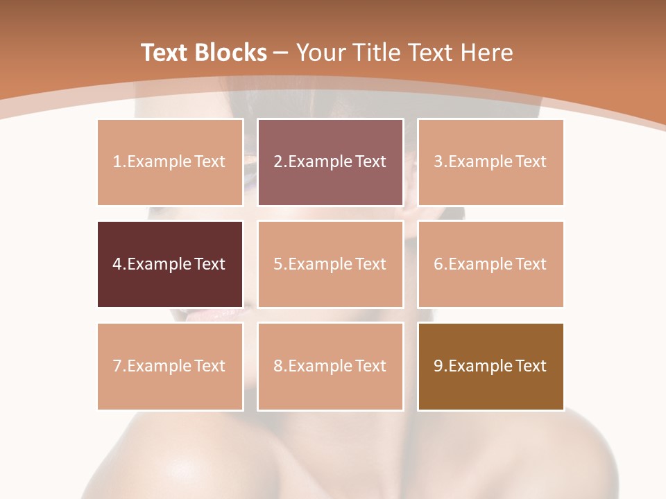 Schöne Frau PowerPoint Template