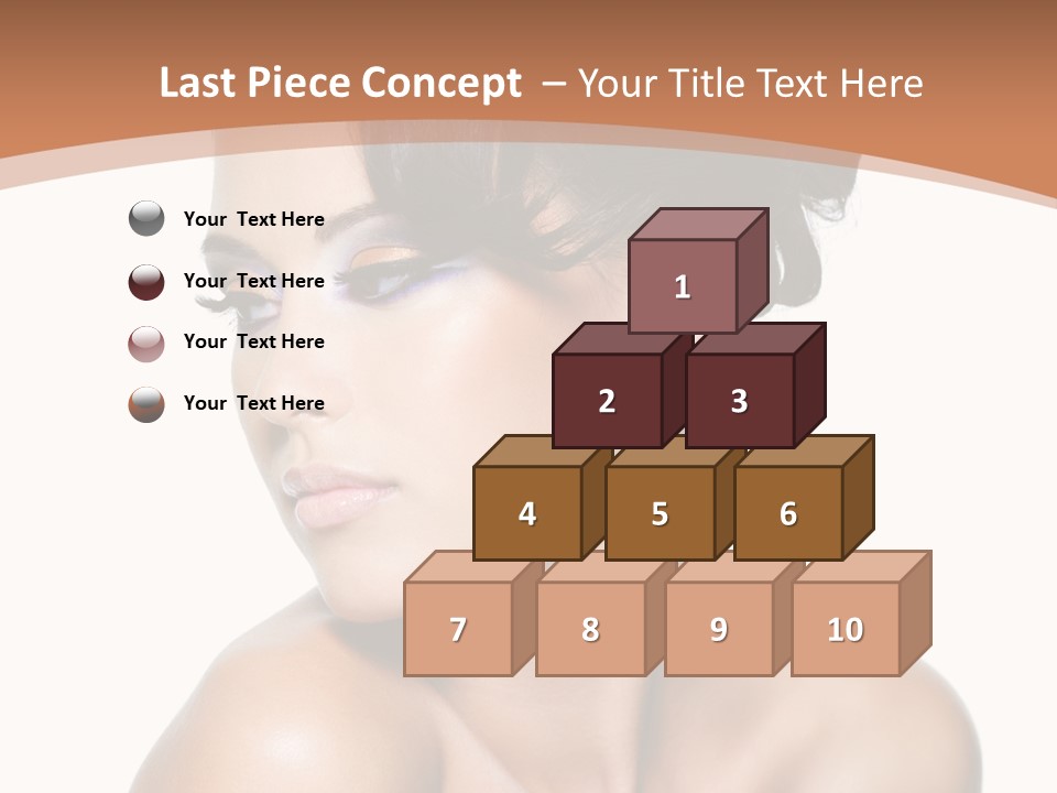 Schöne Frau PowerPoint Template