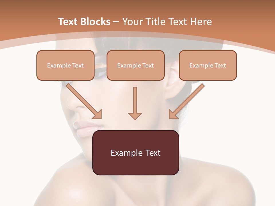 Schöne Frau PowerPoint Template