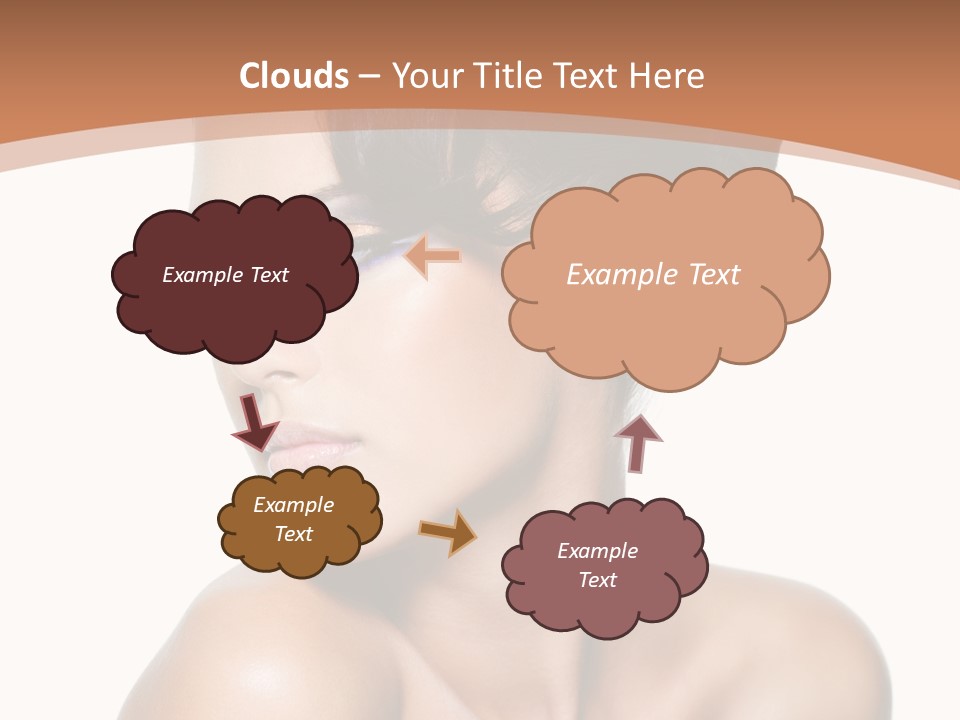 Schöne Frau PowerPoint Template